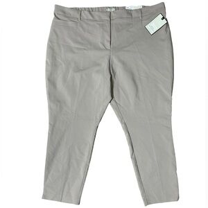 Dana Buchman Tan Straight Leg Pants